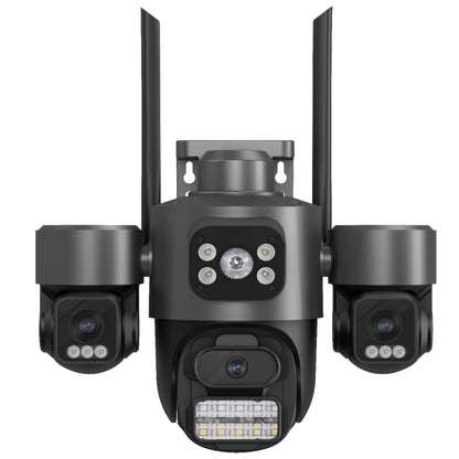 Cameră de securitate AI exterior 3MP 4K – Dome cu vedere nocturnă color și urmărire