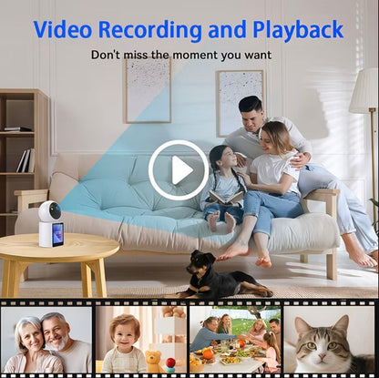 Cameră PENTRU BEBELUSI WiFi Monitor Video/Audio 1080P cu Vedere Nocturnă, Senzor de Mișcare și Ecran 2.8”