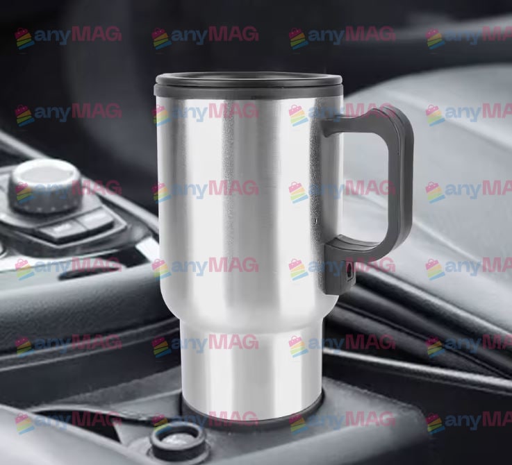 Cana Termos Electrică Auto 400 ml – Cafea și Ceai Cald Direct în Mașină, 12V