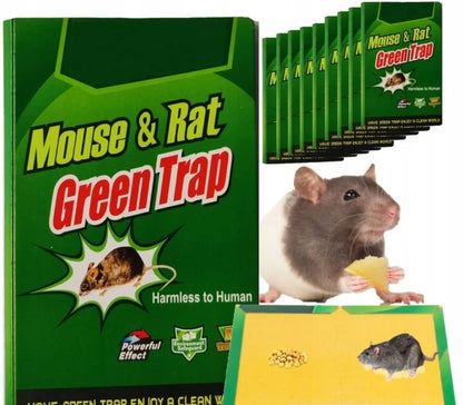 Set 10 Capcane cu Lipici pentru Șoareci și Insecte Tip Carte – Adeziv Puternic, Ușor de Utilizat