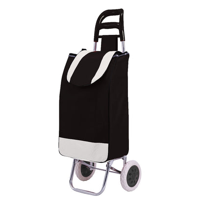 Cărucior de Piață Pliabil din Aluminiu, Ușor și Rezistent, Capacitate 20 kg, Mâner Ergonomic