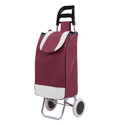 Cărucior de Piață Pliabil din Aluminiu, Ușor și Rezistent, Capacitate 20 kg, Mâner Ergonomic