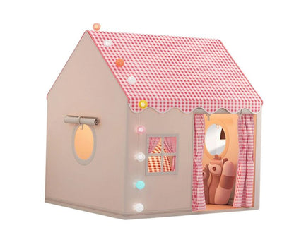 Cort de Joacă Spațios pentru Copii 120x105x128 cm – Roz, Pentru Interior și Exterior, Montare Rapidă, Rezistent și Portabil