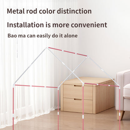 Cort de Joacă Spațios pentru Copii 120x105x128 cm – Roz, Pentru Interior și Exterior, Montare Rapidă, Rezistent și Portabil
