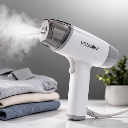 Fier de Călcat Portabil cu Abur 1500W VISURON®️ – Compact, Puternic și Ușor de Folosit