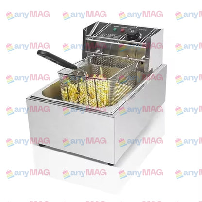 Friteuză electrică inox 6L, 2500W – profesională, puternică și durabilă