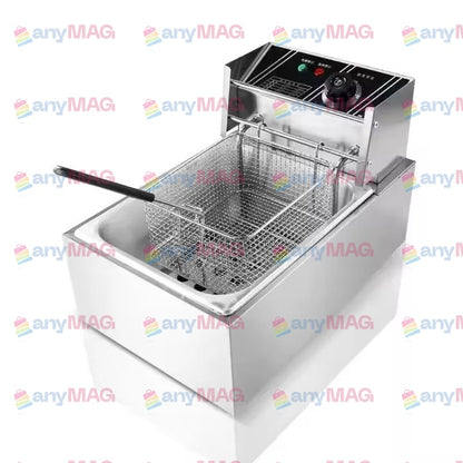 Friteuză electrică inox 6L, 2500W – profesională, puternică și durabilă