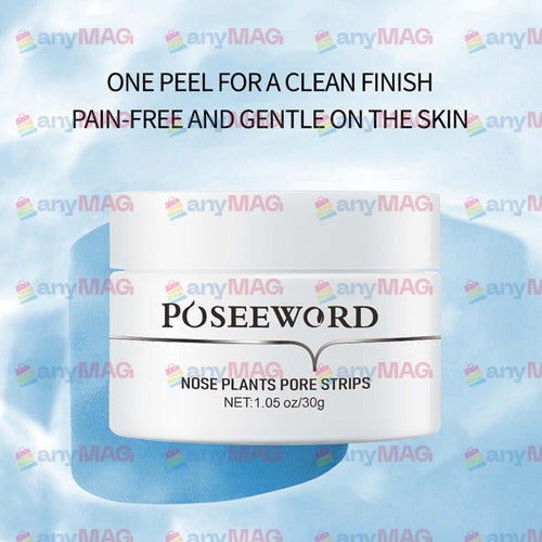Plasturi pentru curățarea porilor Poseeword Nose Plants, 60 buc – Îndepărtarea punctelor negre și excesului de sebum