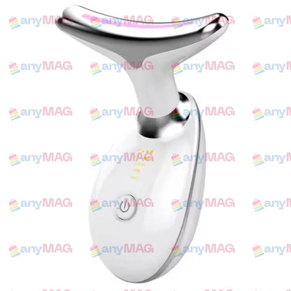 Dispozitiv antirid și lifting pentru gât, Stimulare EMS, Funcție de încălzire, Masaj, Vibratii, 3 moduri de culoare