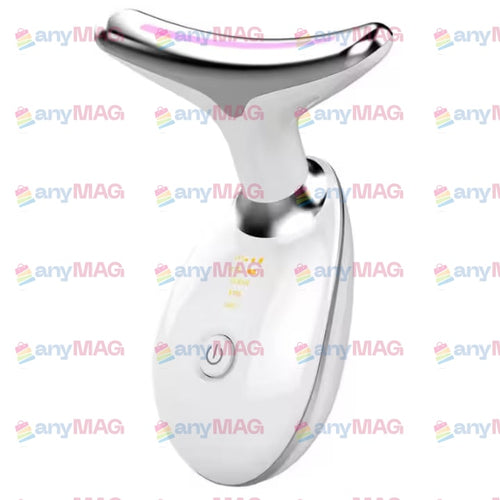 Dispozitiv antirid și lifting pentru gât, Stimulare EMS, Funcție de încălzire, Masaj, Vibratii, 3 moduri de culoare