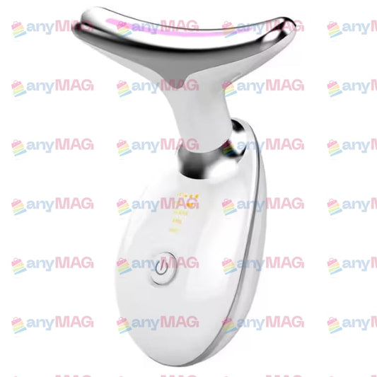 Dispozitiv antirid și lifting pentru gât, Stimulare EMS, Funcție de încălzire, Masaj, Vibratii, 3 moduri de culoare