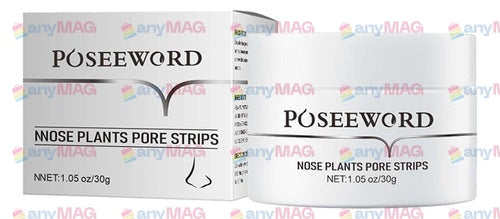 Plasturi pentru curățarea porilor Poseeword Nose Plants, 60 buc – Îndepărtarea punctelor negre și excesului de sebum