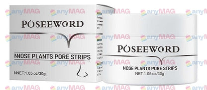 Plasturi pentru curățarea porilor Poseeword Nose Plants, 60 buc – Îndepărtarea punctelor negre și excesului de sebum