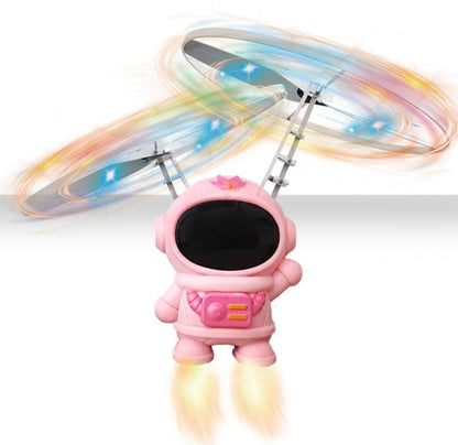 Jucărie Elicopter Astronaut cu Telecomandă și LED Multicolor – Space Man GSX, Zburător cu Senzor Infraroșu pentru Copii