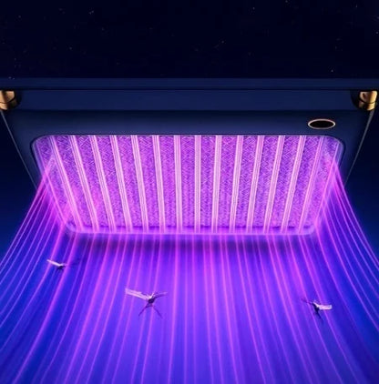 Lampă AntiȚânțari UV Reîncărcabilă Type-C – Capcană Electrică pentru Insecte, Baterie 4000mAh, Ultra-Silențioasă, IP54