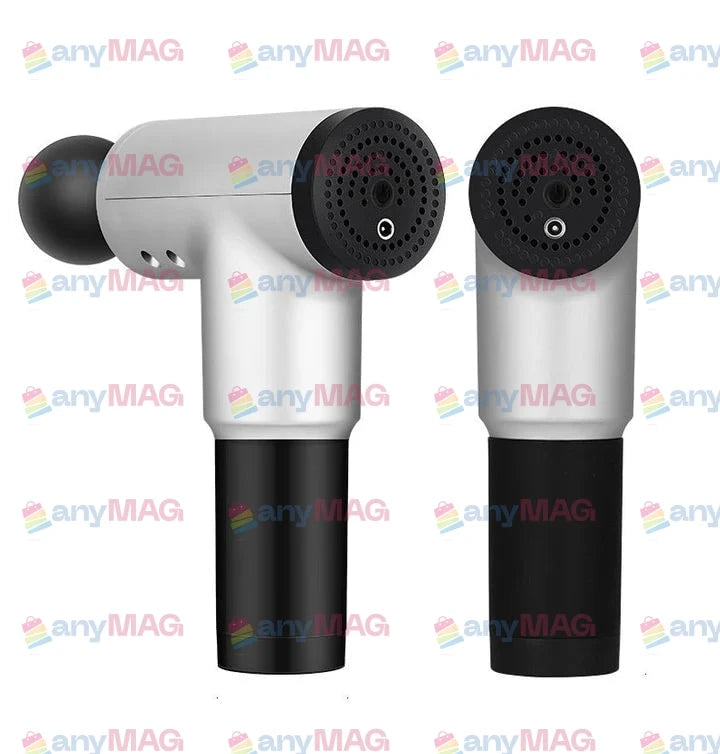 Aparat de Masaj Fascial Gun Profesional – 4 Capete Interșchimbabile, 6 Trepte de Viteză, Funcție Termoterapie, Acumulator 2000mAh