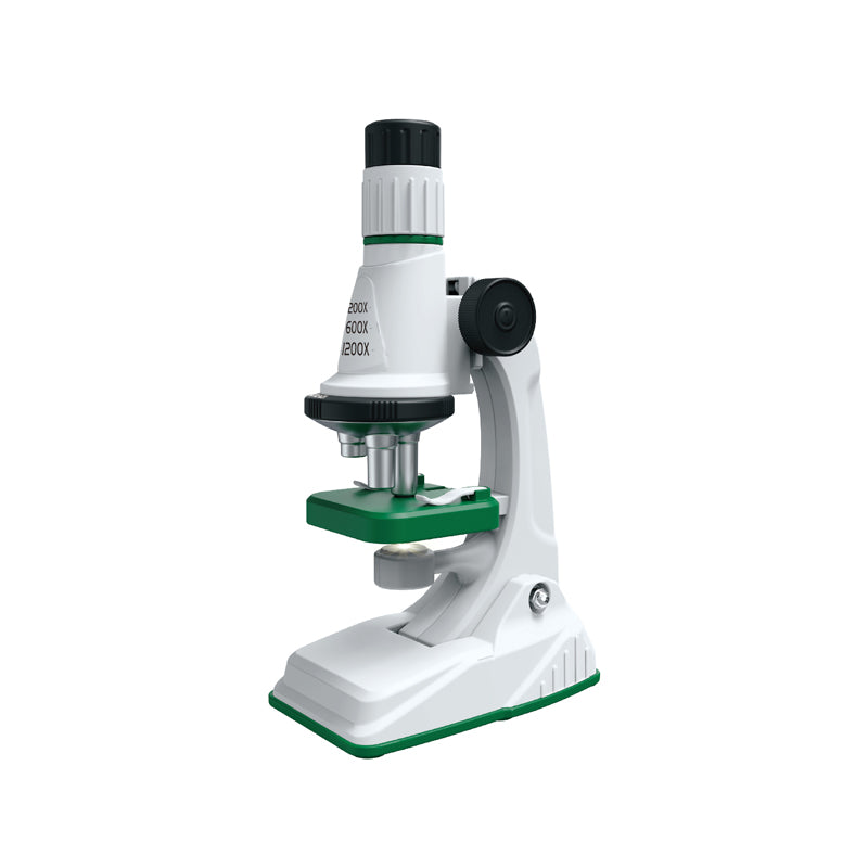 Microscop Copii 200x–1200x cu 10 Accesorii – Set Educațional Explorare Științifică