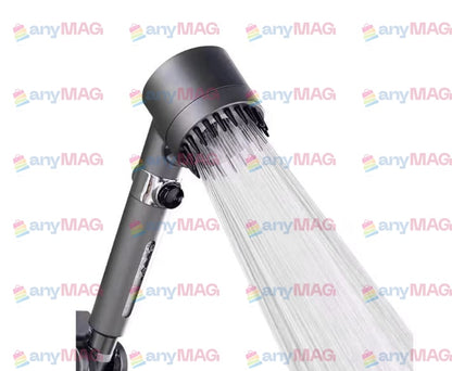 Cap de duș multifuncțional – presiune ajustabilă, perie masaj și filtru integrat, design elegant