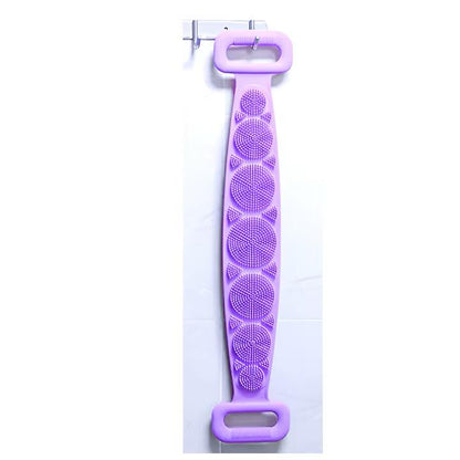 Burete Dus, pentru Spalare Corporala si Exfoliere Piele cu Doua Fete Striate 60 cm X 10 cm