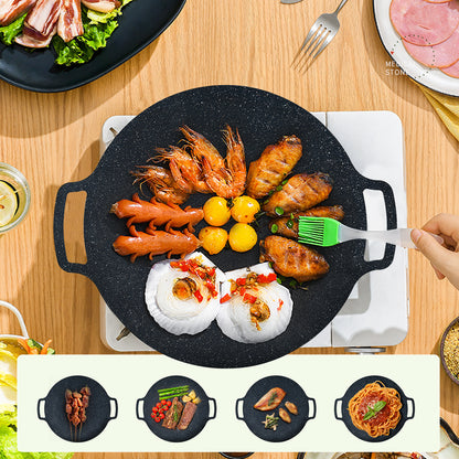 Plită Japoneză Antiaderentă, 36 cm – Profesională, Universală pentru Bucătării Casnice și Restaurante