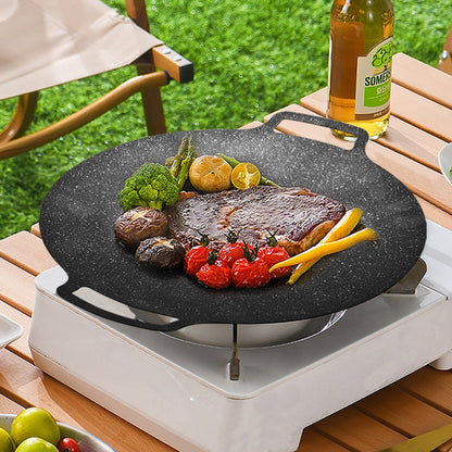 Plită Japoneză Antiaderentă, 36 cm – Profesională, Universală pentru Bucătării Casnice și Restaurante