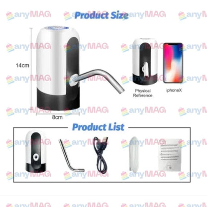 Pompă Electrică pentru Bidon de Apă cu Încărcare USB și Indicator LED – Performanță, Ușurință și Eficiență