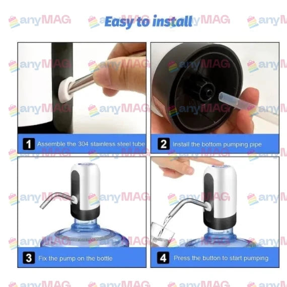 Pompă Electrică pentru Bidon de Apă cu Încărcare USB și Indicator LED – Performanță, Ușurință și Eficiență