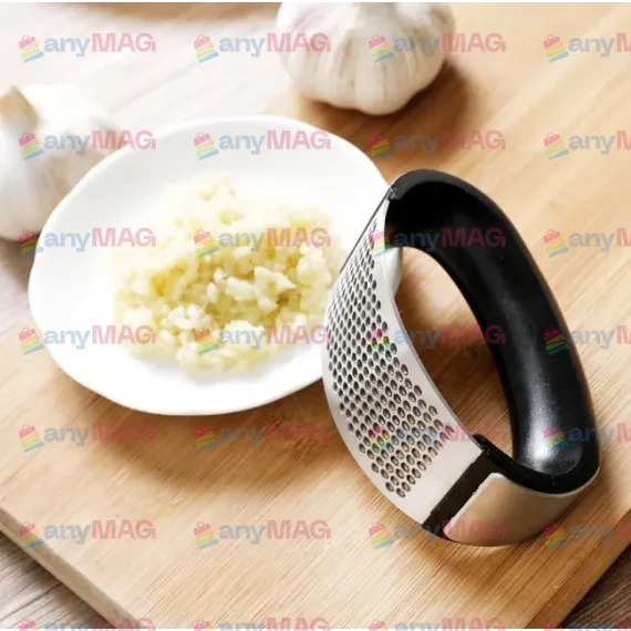 Presa Manuală pentru Usturoi 2 în 1 din Oțel Inoxidabil – Eficiență și Durabilitate