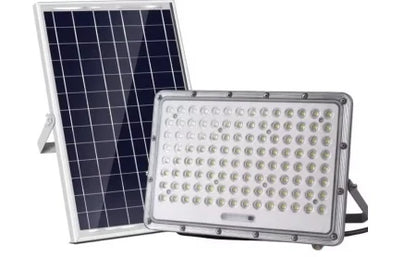 Proiector Solar LED Exterior cu Panou Separat – 5000W, Telecomandă, IP65