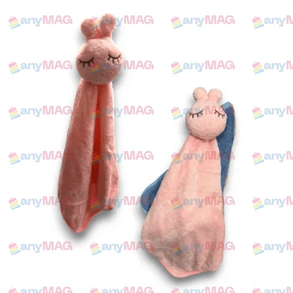 Set 3x Prosop Mic de Față cu Iepuraș - Diverse Culori, 16cm, de Calitate, Non-Toxic