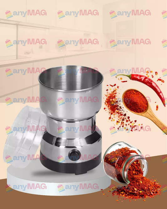 Râșniță Electrică din Inox pentru Cafea și Condimente – 150W, 50–100g, Lame din Oțel Inoxidabil