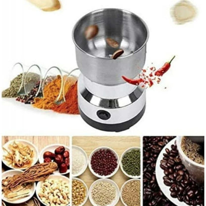 Râșniță Electrică din Inox pentru Cafea și Condimente – 150W, 50–100g, Lame din Oțel Inoxidabil