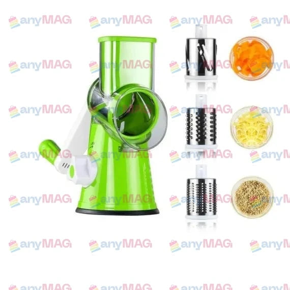 Răzătoare Multifuncțională în Formă de Mașină de Tocat cu 3 Accesorii din Inox – Practică și Durabilă