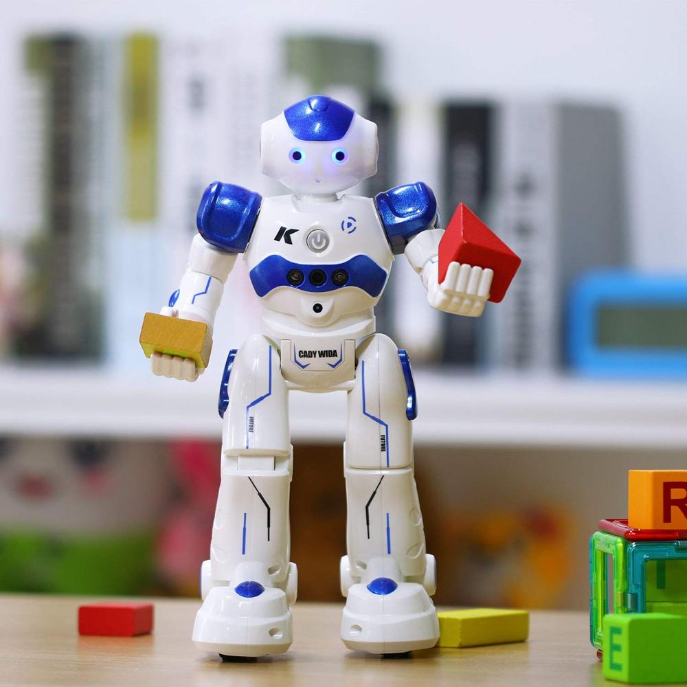 Robot Interactiv Inteligent pentru Copii cu Telecomandă și Control Gestual – Dansează, Cântă, Programabil, Funcții Educaționale