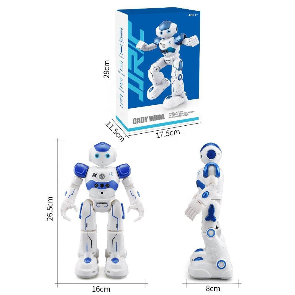 Robot Interactiv pentru Copii cu Control Gestual și Telecomandă, Dansează, Cântă, Programabil, Funcții Educaționale, Jucărie Inteligentă Reîncărcabilă