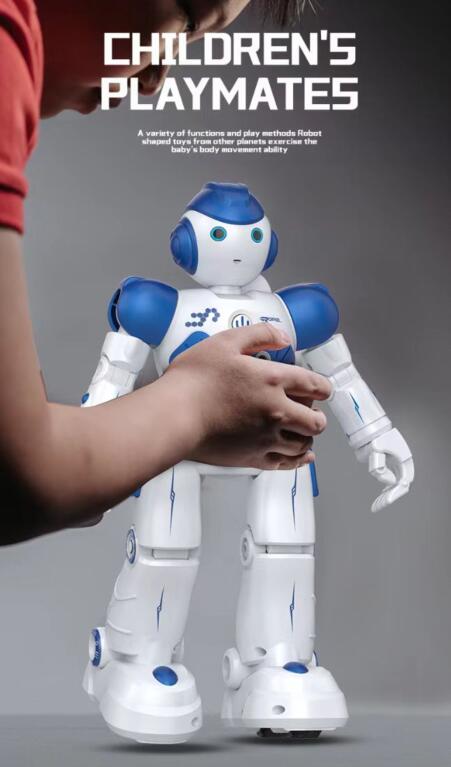 Robot Interactiv Inteligent pentru Copii cu Telecomandă și Control Gestual – Dansează, Cântă, Programabil, Funcții Educaționale