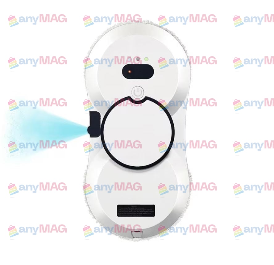 Robot de Curățare Geamuri cu Pulverizare Automată și Aspirație – Curățenie Rapidă și Fără Urme, Pentru Geamuri, Oglinzi și Suprafețe Vitrate