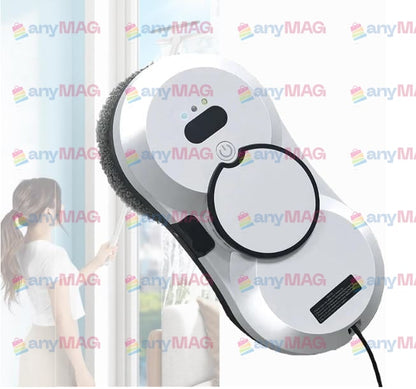 Robot de Curățare Geamuri cu Pulverizare Automată și Aspirație – Curățenie Rapidă și Fără Urme, Pentru Geamuri, Oglinzi și Suprafețe Vitrate