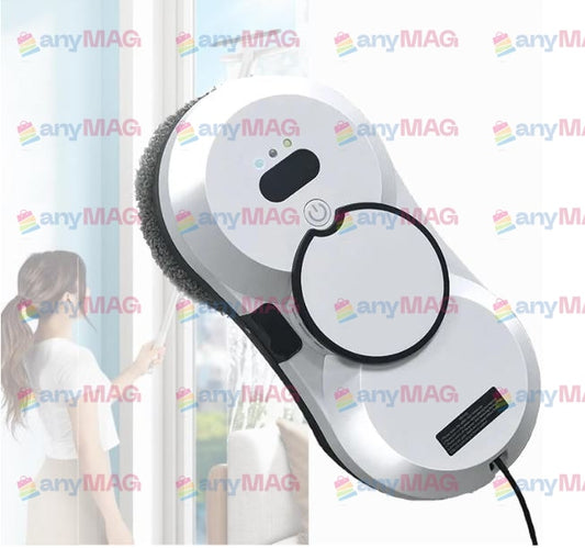 Robot de Curățare Geamuri cu Pulverizare Automată și Aspirație – Curățenie Rapidă și Fără Urme, Pentru Geamuri, Oglinzi și Suprafețe Vitrate