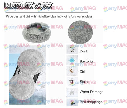 Robot de Curățare Geamuri cu Pulverizare Automată și Aspirație – Curățenie Rapidă și Fără Urme, Pentru Geamuri, Oglinzi și Suprafețe Vitrate