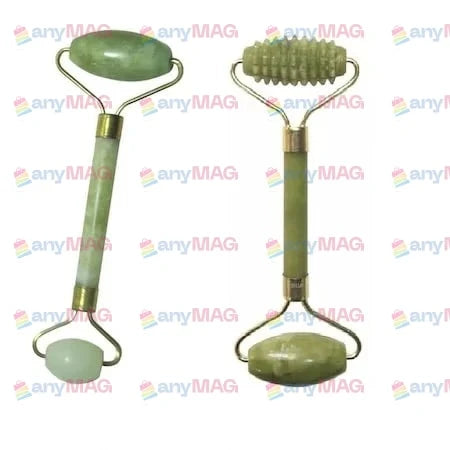 Set 2 Role Jade și Piatra Gua Sha Verde - Masaj Facial și Exfoliere pentru Piele Strălucitoare