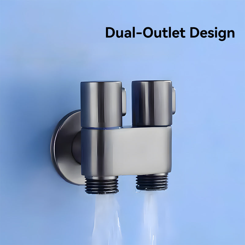 Set Complet Duș Igienic pentru Bideu și Baie din Inox Negru Mat, cu Robinet Încastrat și Baterie, Furtun Flexibil 1.5m, Kit Instalare Inclus, Design