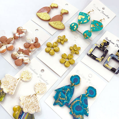 Set Creație Bijuterii din Lut Polimeric cu 24+ Culori, DIY Accesorii Handmade pentru Copii, Activitate Creativă și Educațională