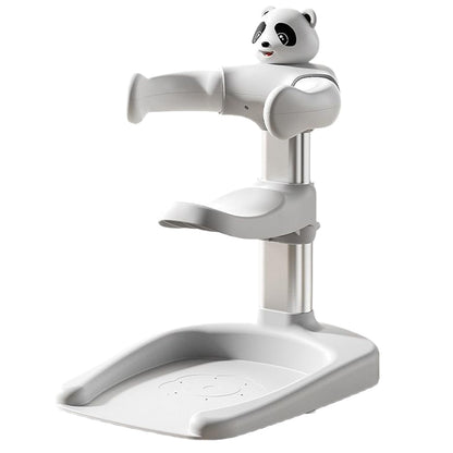 Scaun Baie Bebeluși Reglabil – Suport Stabil Antiderapant cu Înălțime Ajustabilă, Design Panda, Sistem Mâini Libere
