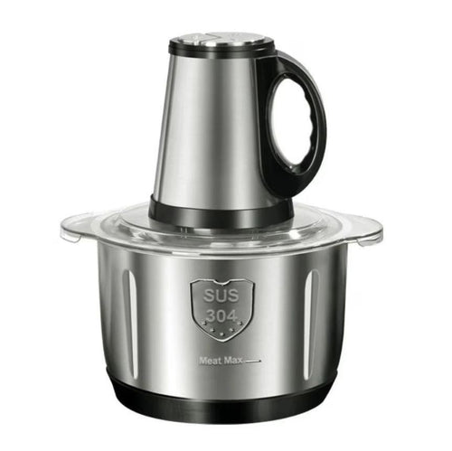 Tocător Electric Profesional 1000W – Bol Inox 5L, 6 Lame Oțel, 2 Trepte de Viteză, 3600 RPM | Ideal pentru Carne, Legume și Fructe