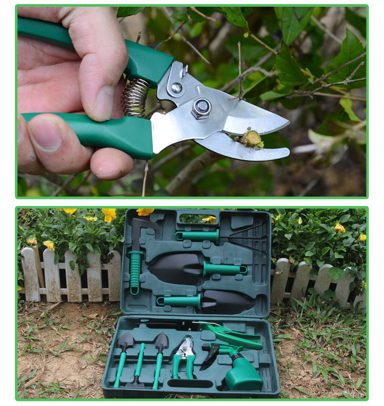 Set Unelte Grădinărit 10 Piese din Oțel Inoxidabil cu Trusă Portabilă – Kit Profesional pentru Grădină, Flori, Legume și Plante în Ghiveci