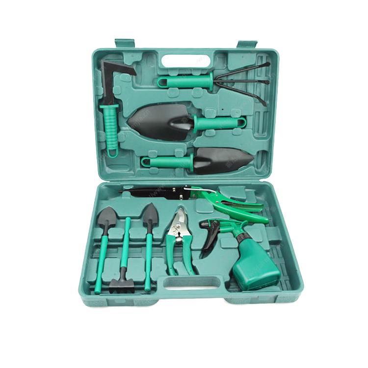 Trusă Unelte Grădinărit 10 Piese din Oțel Inoxidabil cu Cutie de Transport – Set Complet pentru Plantare, Săpat și Îngrijirea Plantelor